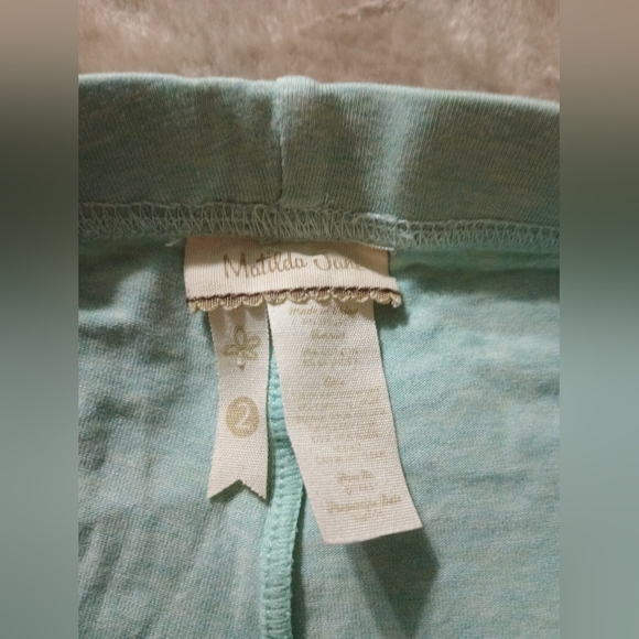 Matilda Jane Shorties Light Green Size 2 - Picture 3 of 4